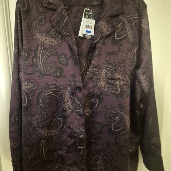 Ralph Lauren Purple Paisley Pajama Set - Picture 4 of 4